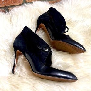Nine West RARE LEATHER+SUEDE Bootie